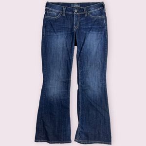 Silver Suki Surplus Bootcut Stretch Jeans Womens Size W31xL30 Blue